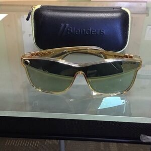 Blenders Gold and Black Sunglasses